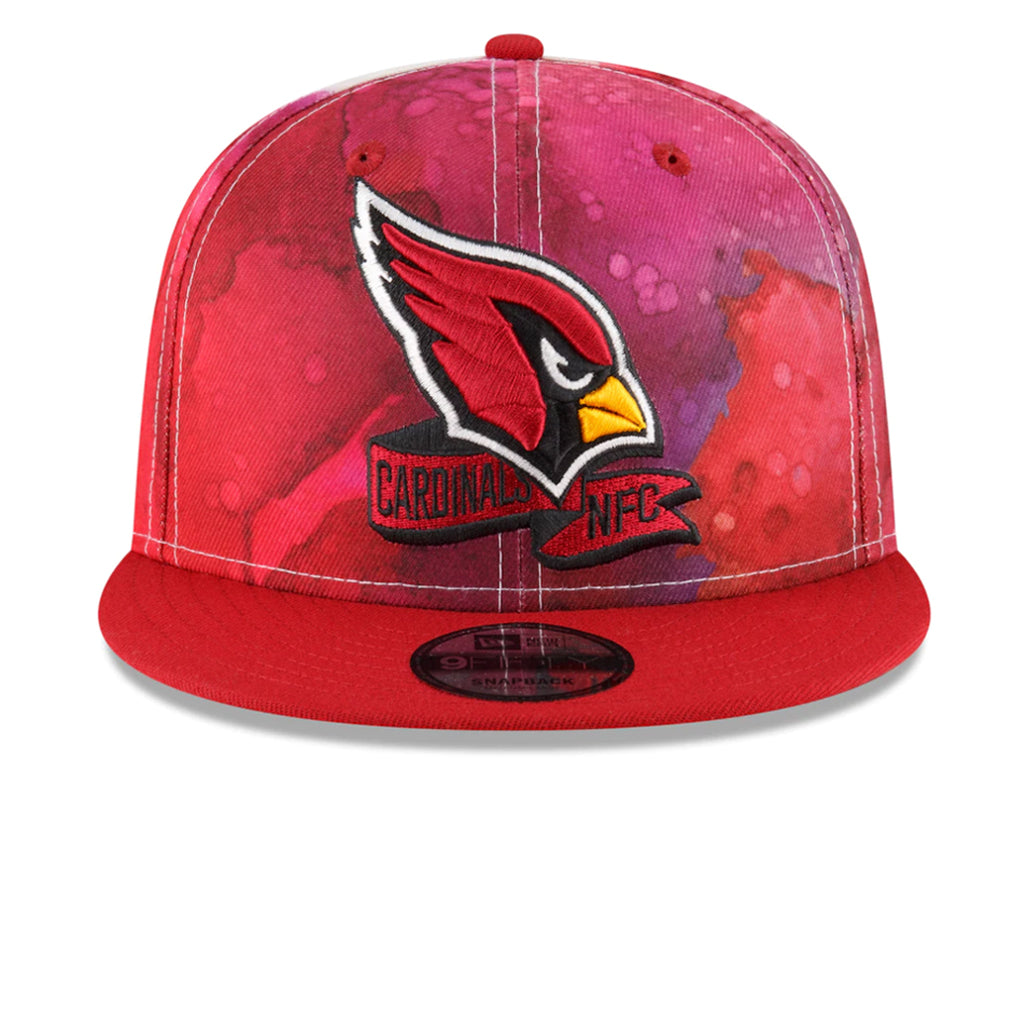 Arizona Cardinals Hat - Red NFL 22 Sideline Ink Snapback - New Era