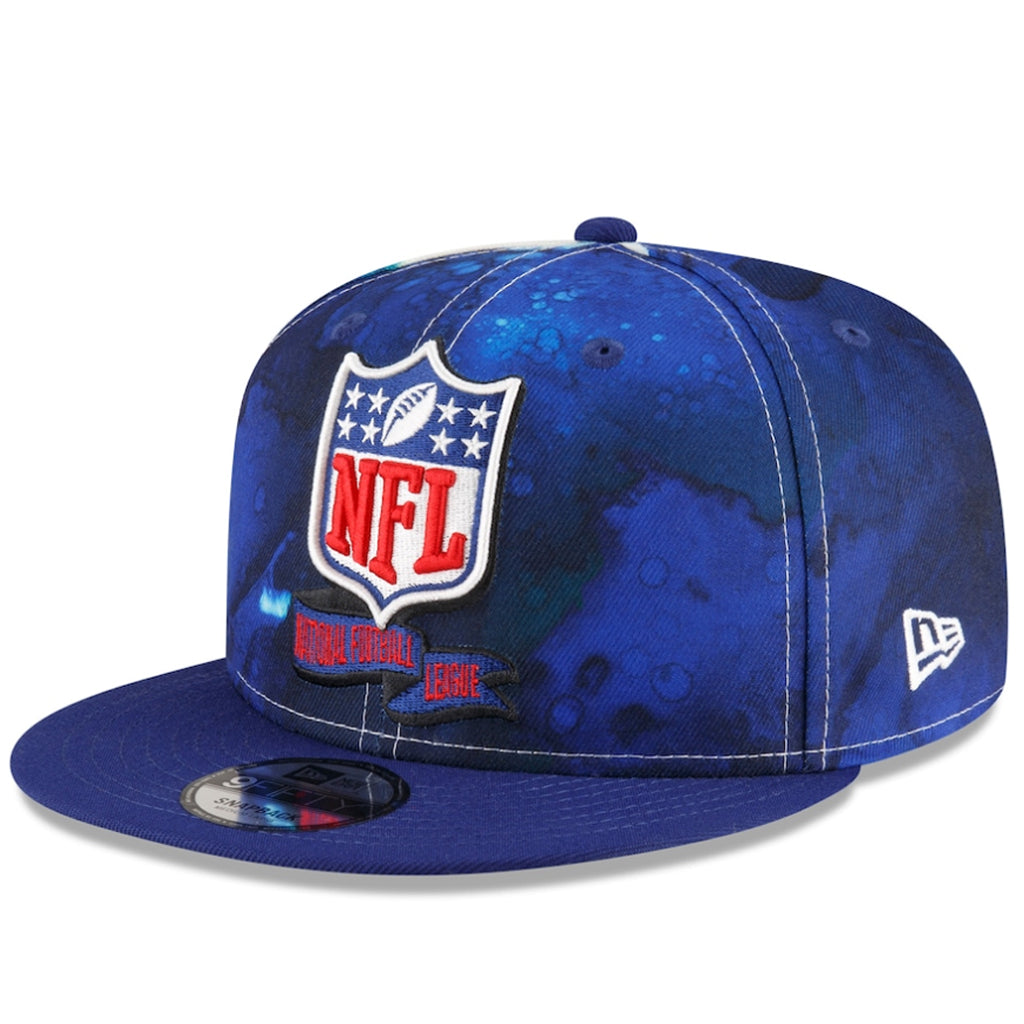 NFL Shield Logo Hat Navy NFL 22 Sideline Ink Snapback New Era
