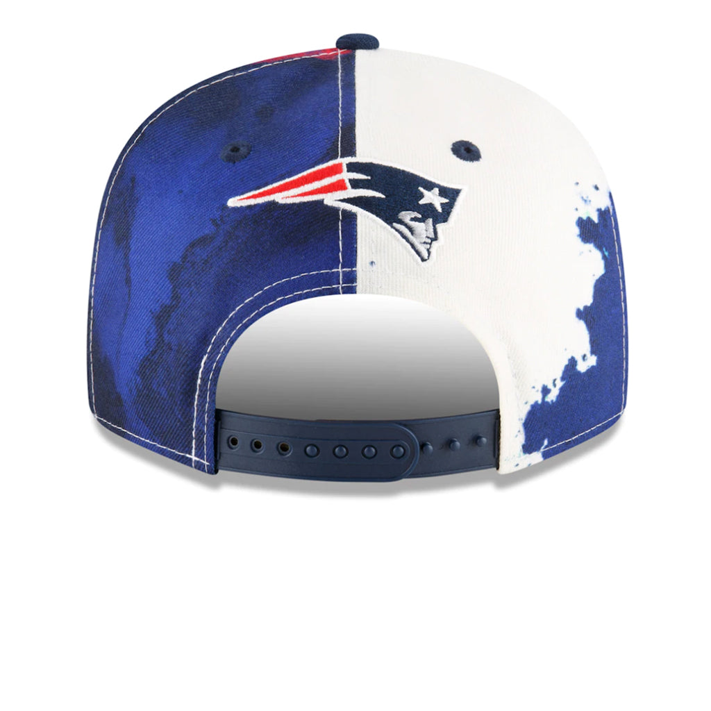 New England Patriots Hat - Navy NFL 22 Sideline Ink Snapback - New Era