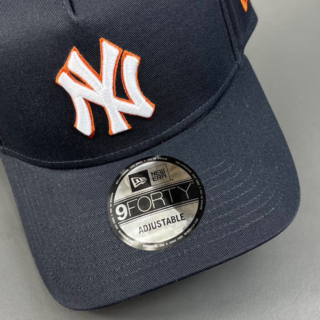 New York Yankees Hat Navy & Rust White Logo Snapback New Era