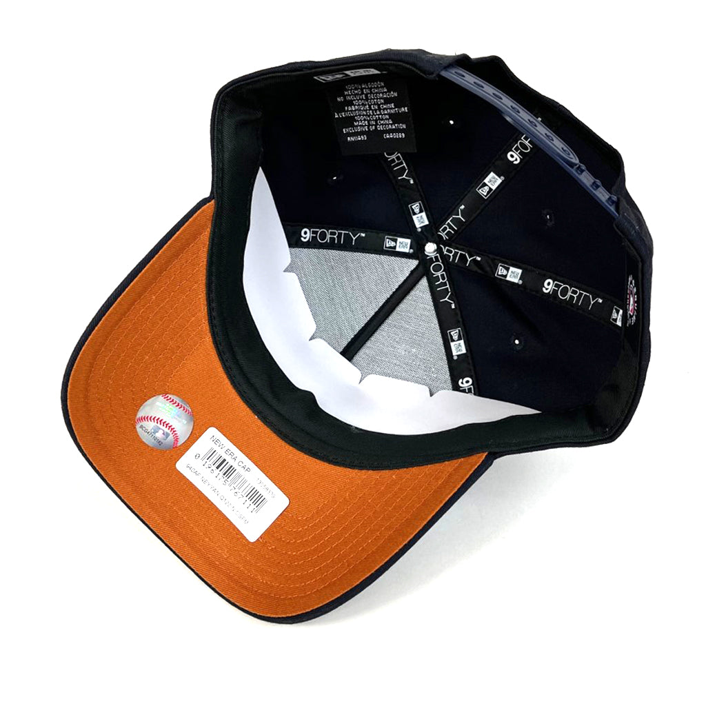 New York Yankees Hat Navy & Rust White Logo Snapback New Era