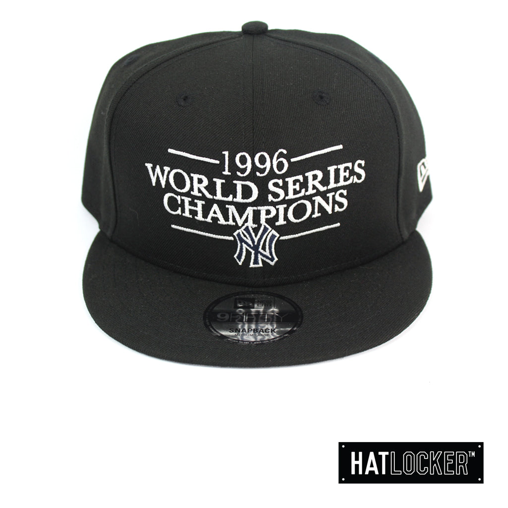 New Era New York Yankees 1996 World Series Champions Black Snapback