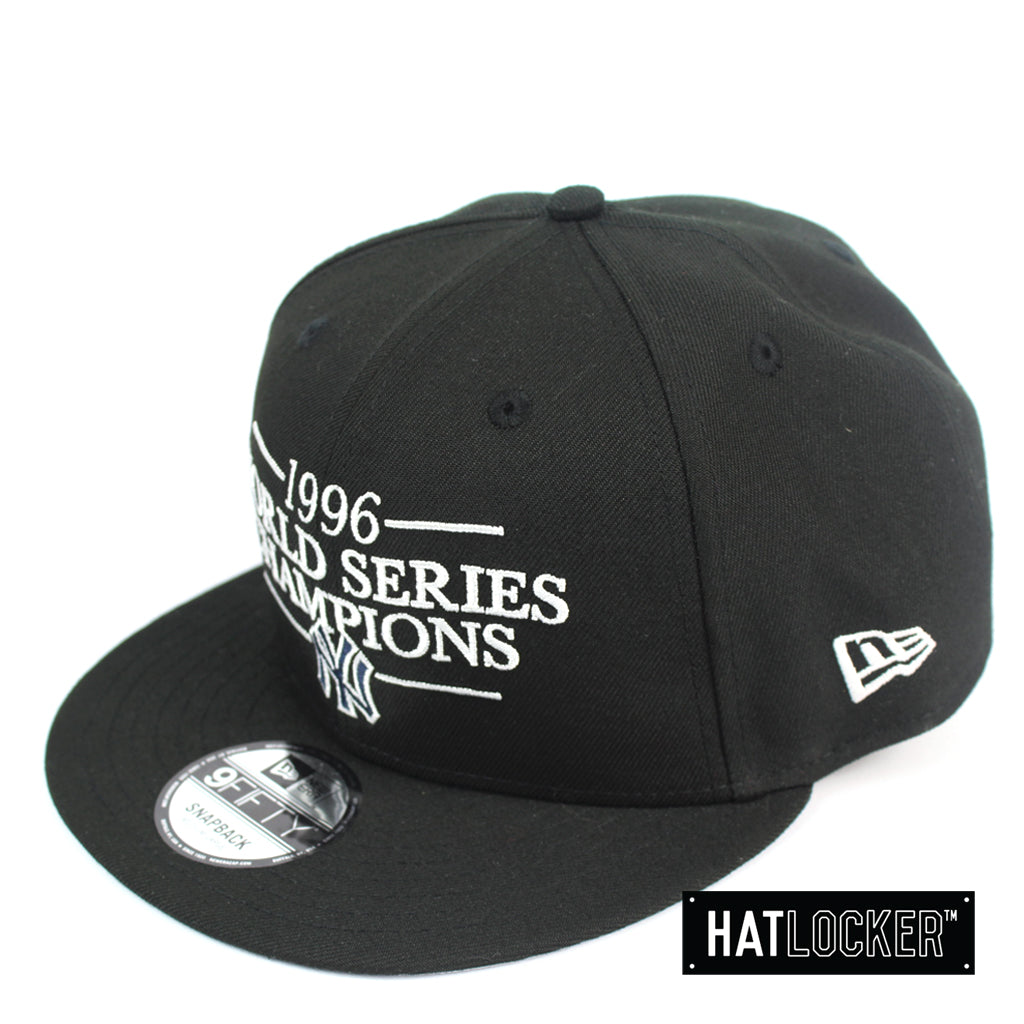 New Era New York Yankees 1996 World Series Champions Black Snapback