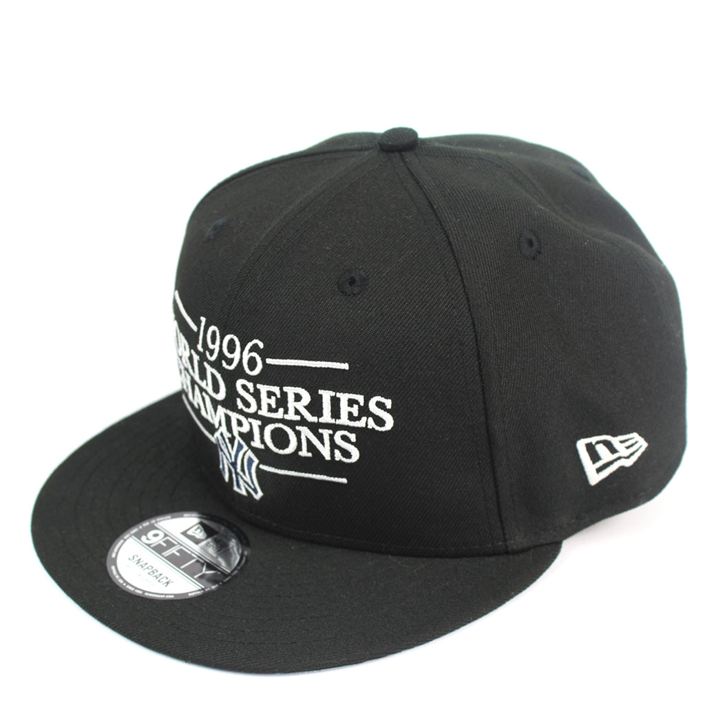 New Era New York Yankees 1996 World Series Champions Black Snapback