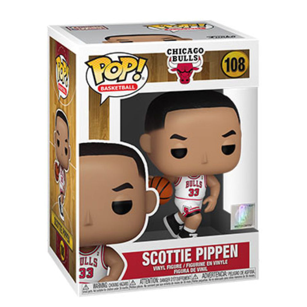 Pop! Vinyl Basketball NBA Sports Legends Scottie Pippen Bulls Home Jersey