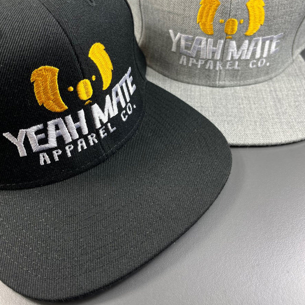 Yeah Mate - Black Original Logo Cap Snapback
