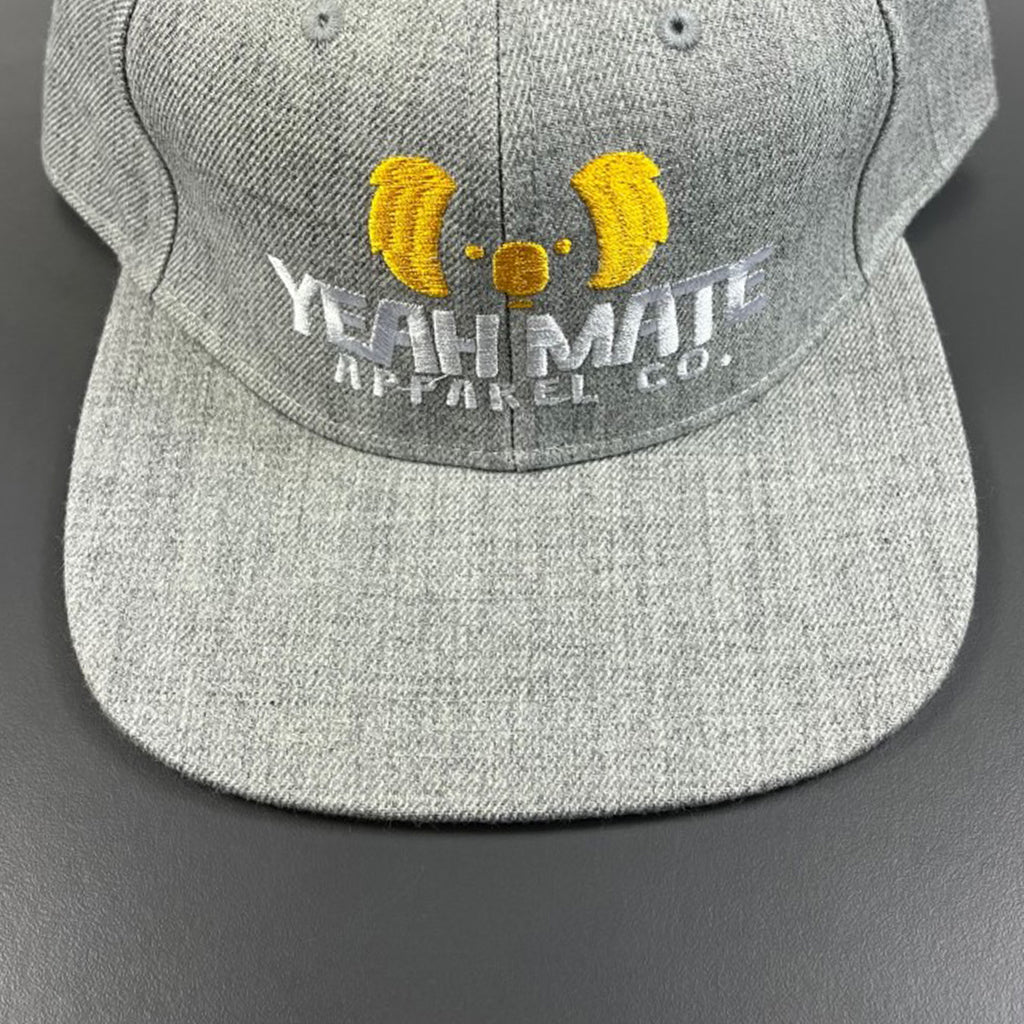 Copy of Yeah Mate - Black Original Logo Snapback Cap