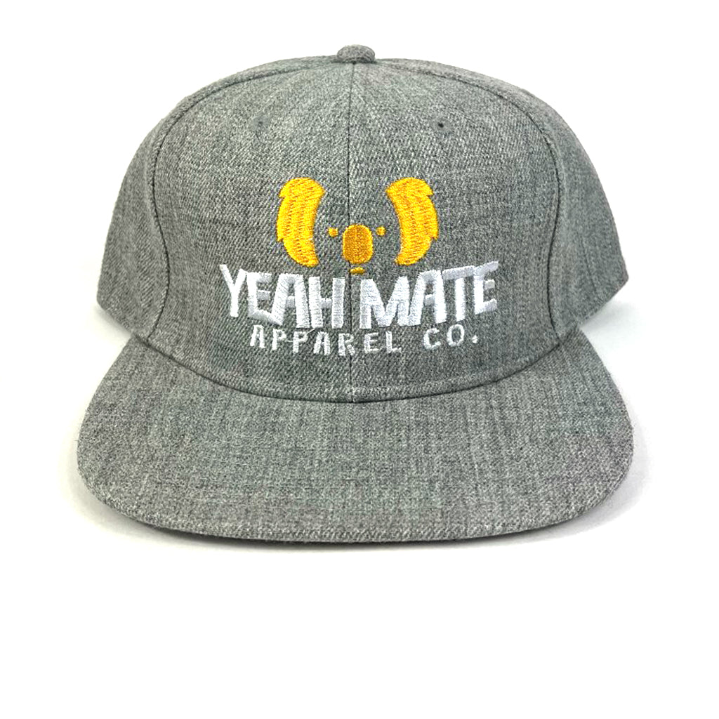 Copy of Yeah Mate - Black Original Logo Snapback Cap