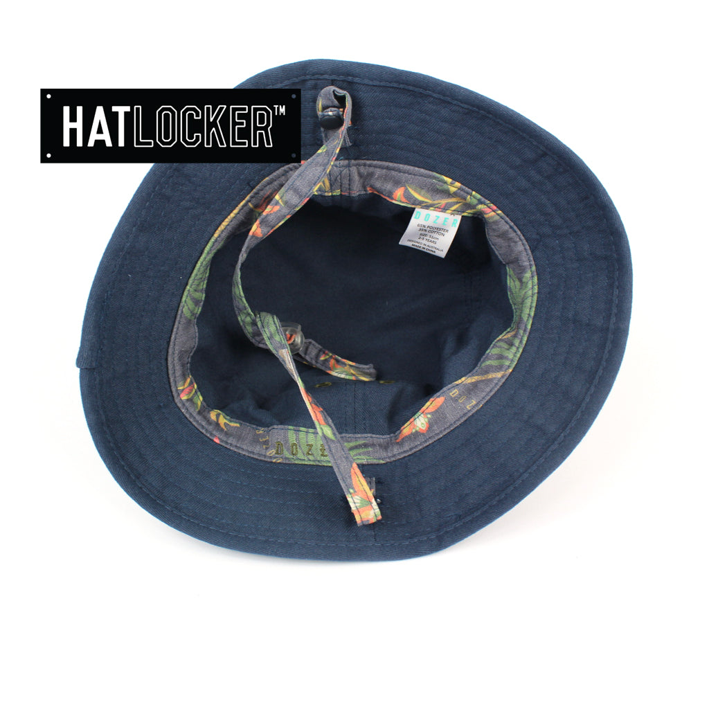 Dozer Drake Kids Navy Bucket Hat Australia