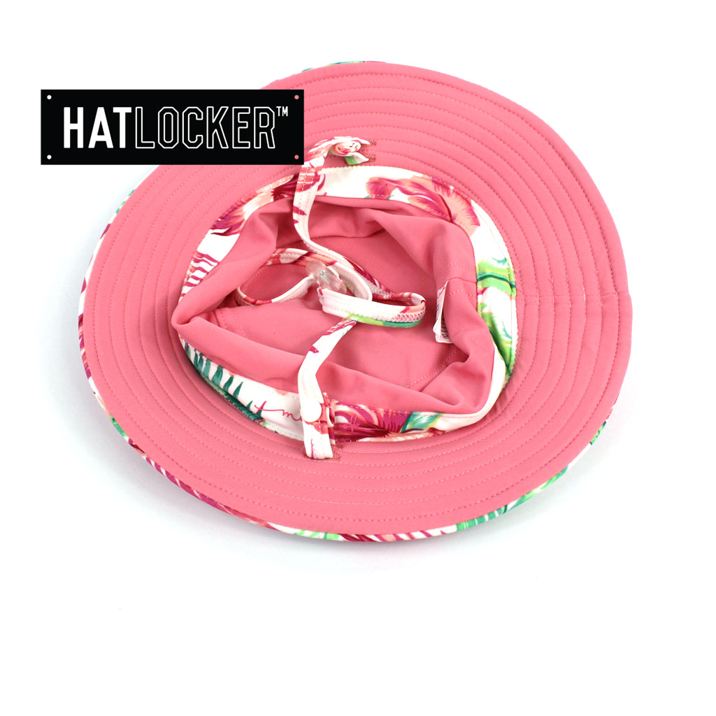 Millymook Gabi Kids White Floppy Bucket Hat Australia