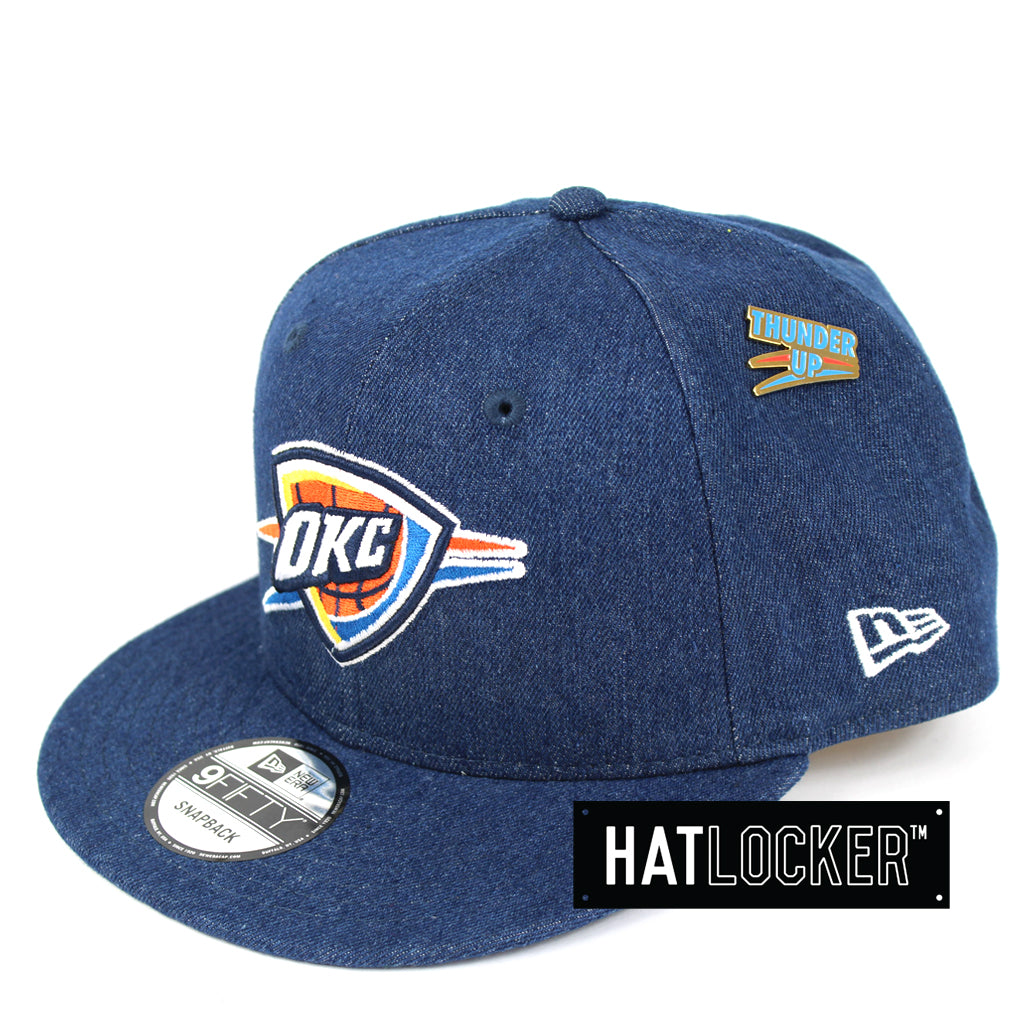 New Era Oklahoma City Thunder Denim Snapback Cap