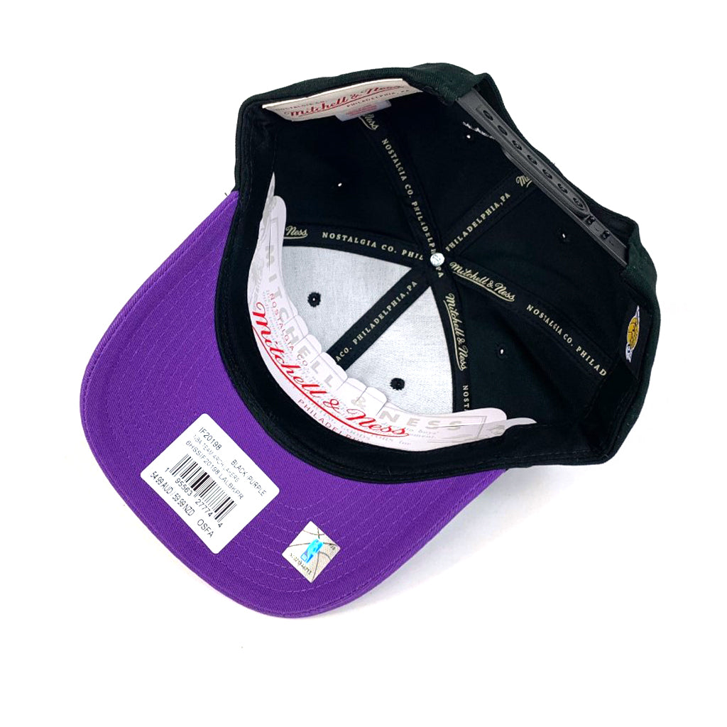 Los Angeles Lakers Hat NBA Team Arch Pro Crown Snapback Mitchell Ness