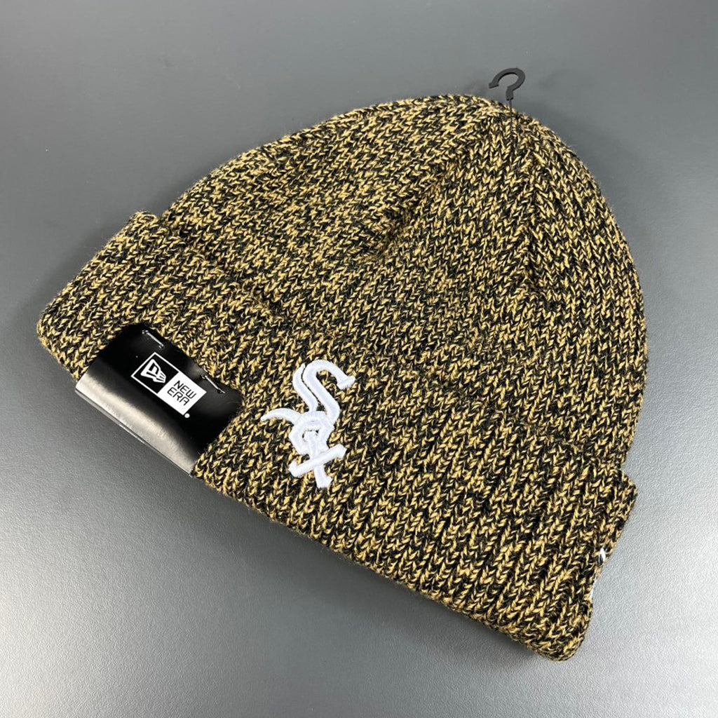 Chicago White Sox Beanie - Brown Speckle MLB Cuff - New Era