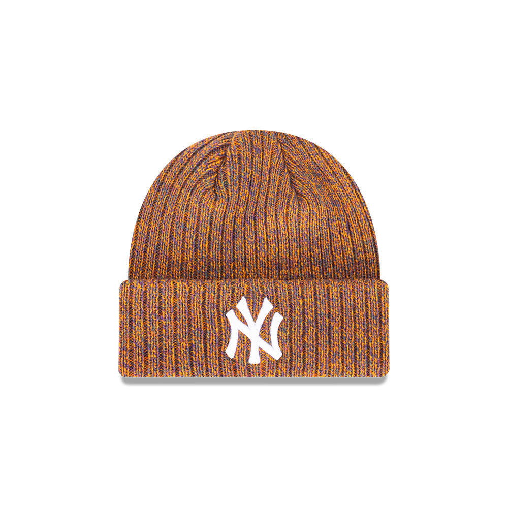 New York Yankees Beanie - Rust Speckle MLB Cuff - New Era