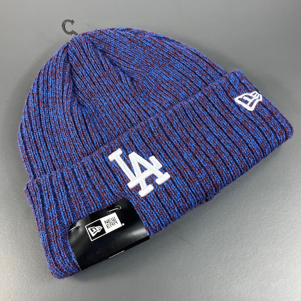 LA Dodgers Beanie - Royal Blue Speckle MLB Cuff - New Era